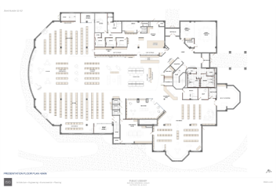 main level floor plans showing the proposed remodeling changes