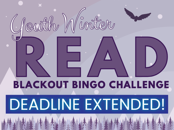 Snowy mountain scene that says Deadline Extended