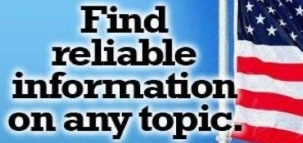 NewsBank Find reliable information on any topic with America's New by Newsbank on a blue background with an American flag