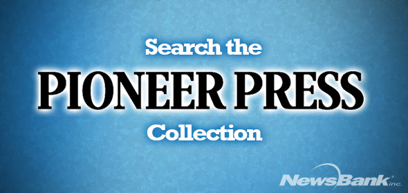 PioneerPressMN-collection-ad Find reliable information on any topic with America's New by Newsbank on a blue background with an American flag