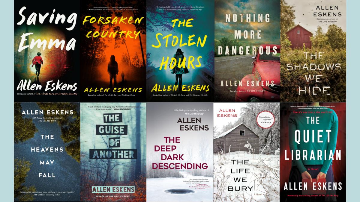AllenEskens.png Allen Eskins book covers